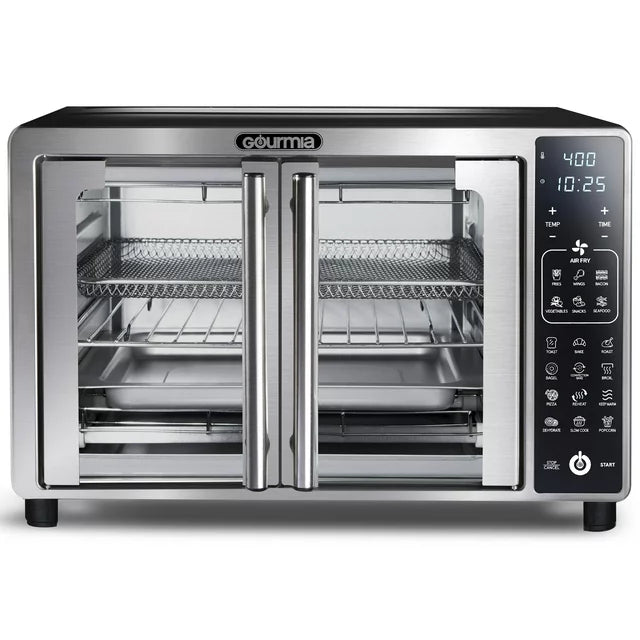 Gourmia Digital Air Fryer Toaster Oven with Single Pull French Doors gourmia shop