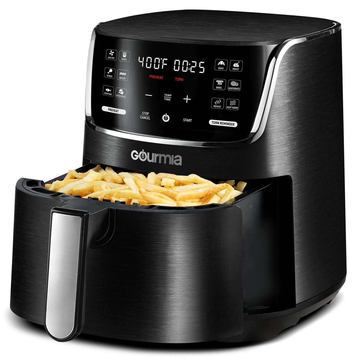 Gourmia 4-Quart Digital Air Fryer with 12 One-Touch Presets