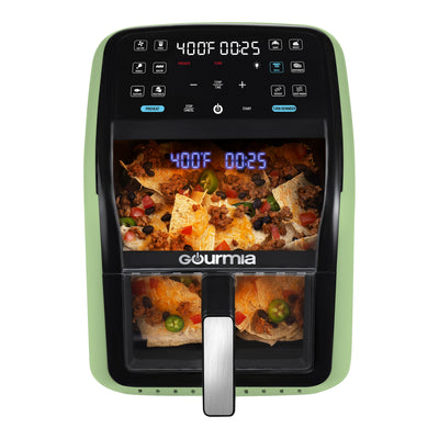 Gourmia 7-Quart Digital Air Fryer, with Glass Basket and 12-One Touch Cooking Presets