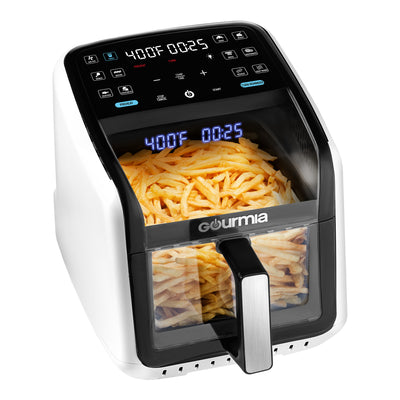 Gourmia 7-Quart Digital Air Fryer, with Glass Basket and 12-One Touch Cooking Presets