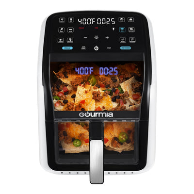 Gourmia 7-Quart Digital Air Fryer, with Glass Basket and 12-One Touch Cooking Presets