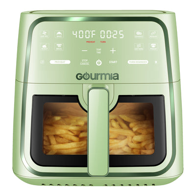 Gourmia 8-Quart Digital Window Air Fryer, with 8 One-Touch Functions