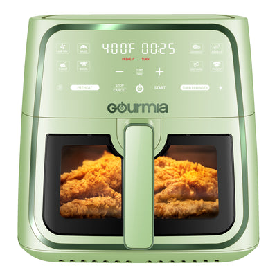 Gourmia 8-Quart Digital Window Air Fryer, with 8 One-Touch Functions