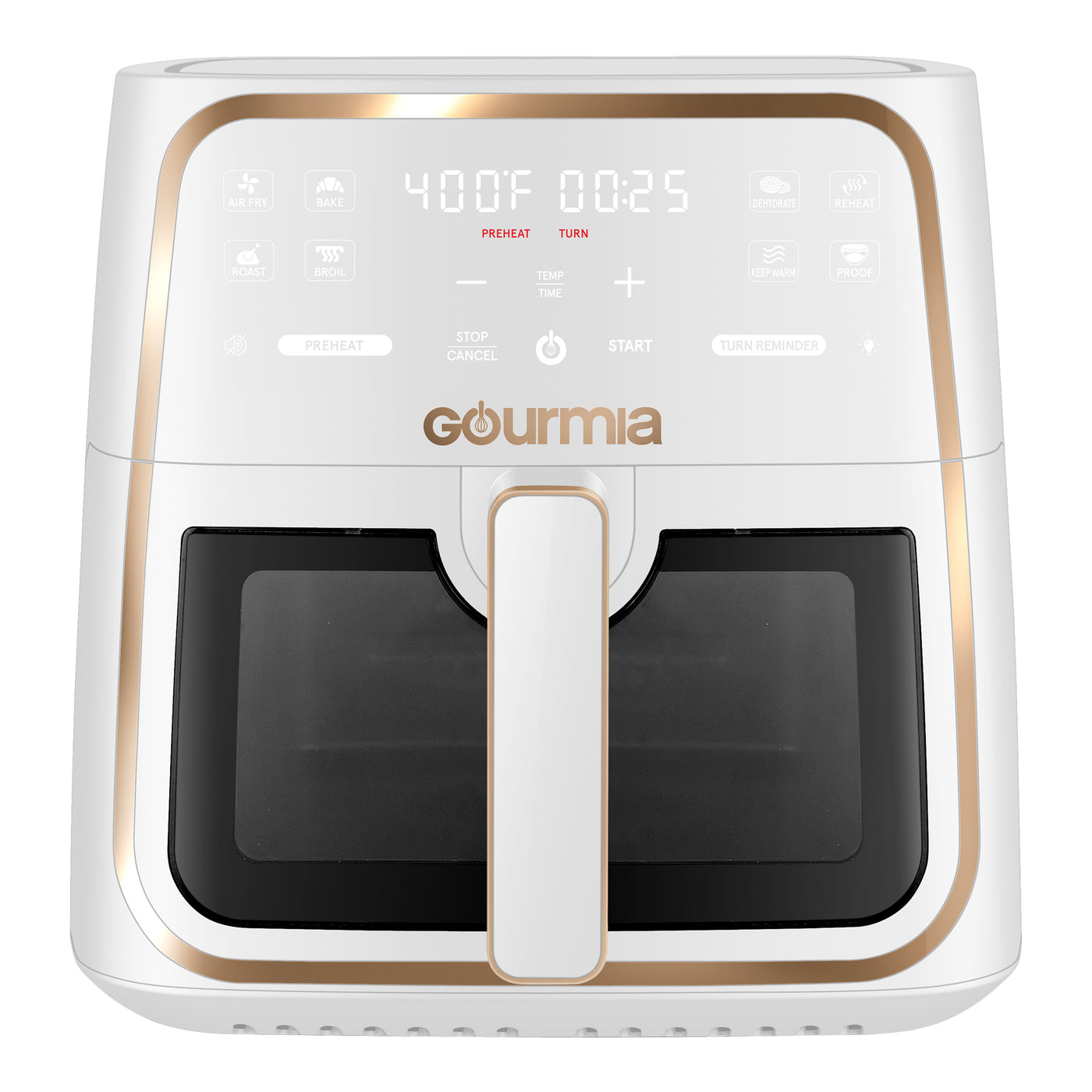 Gourmia 8-Quart Digital Window Air Fryer, with 8 One-Touch Functions