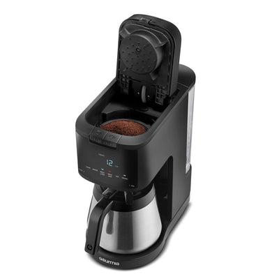 Gourmia 2-in-1 Single-Serve, K-Cup Pod Compatible + 12-Cup Coffee Maker, with Thermal Carafe