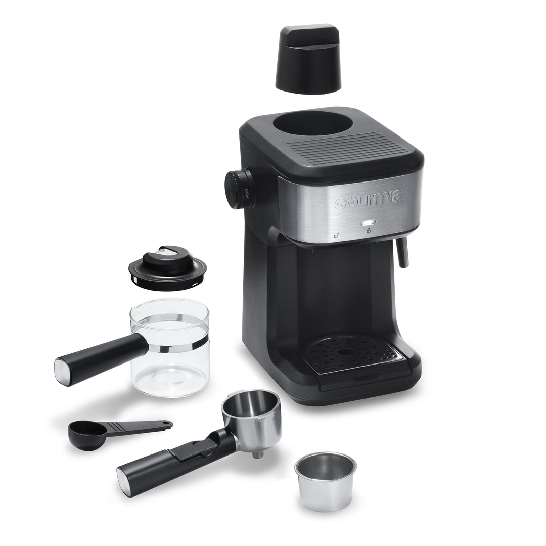 Gourmia 4-in-1 コーヒー＆エスプレッソメーカー Gourmia 4-Shot Steam Espresso, Cappuccino, and Latte Maker with