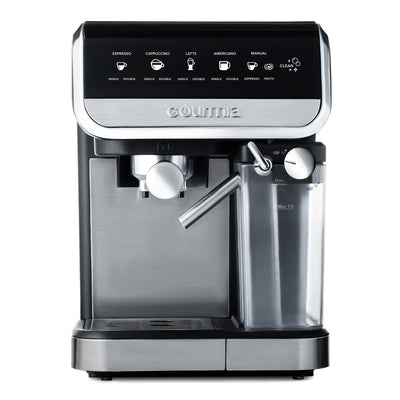 Gourmia 8-in-1 One-Touch Espresso, Cappuccino, Latte & Americano Maker with Automatic Frothing