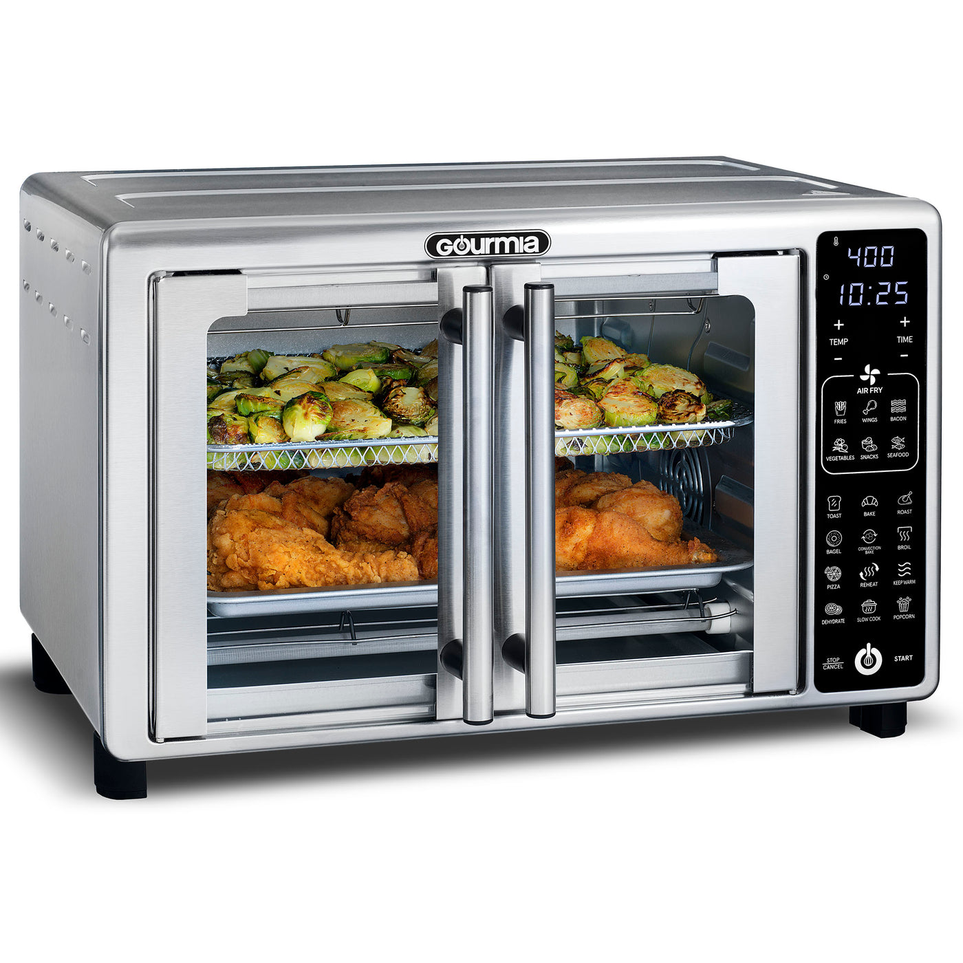 New Gourmia 6-Slice Digital Toaster Oven Air Fryer