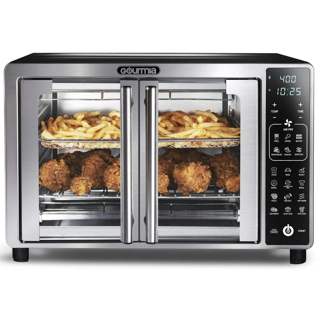 Gourmia Digital Air Fryer Toaster Oven with Single-Pull French