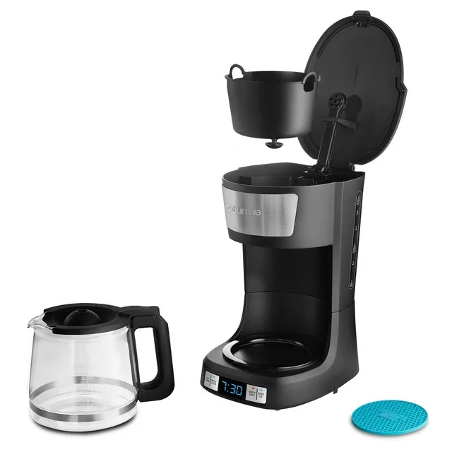 Gourmia 12 Cup Programmable Hot & Iced Coffee Maker with Keep Warm Fea